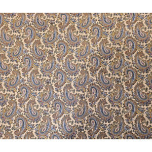Ralph Lauren King Blue Paisley Cotton Bedding Flat/Fitted Sheet Coastal Cottage